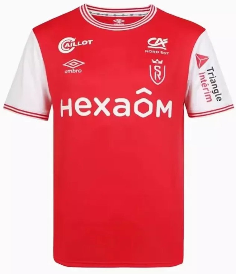 Camisa I Stade Reims 2022 2023 Umbro oficial 